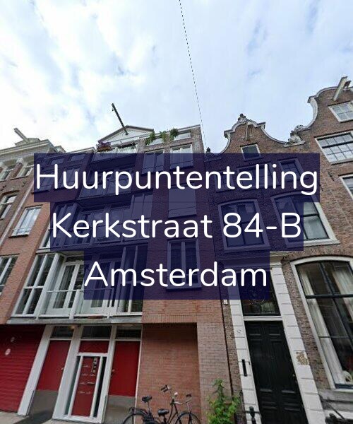 Foto gevel Huurpuntentelling voor Kerkstraat 84-B, Amsterdam