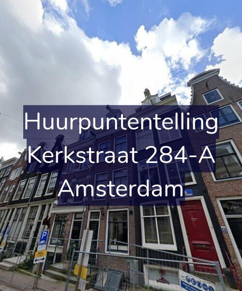 Foto gevel Huurpuntentelling voor Kerkstraat 284-A, Amsterdam