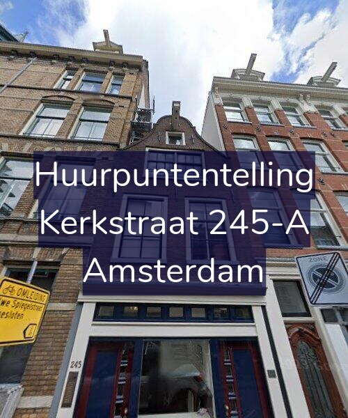 Foto gevel Huurpuntentelling voor Kerkstraat 245-A, Amsterdam