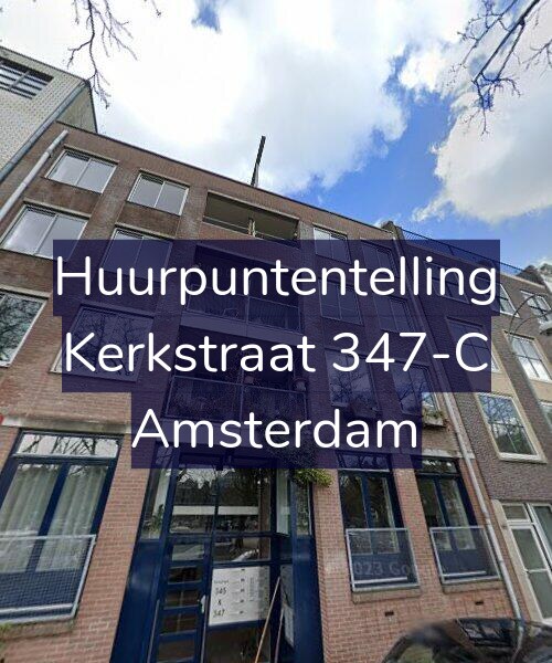 Foto gevel Huurpuntentelling voor Kerkstraat 347-C, Amsterdam