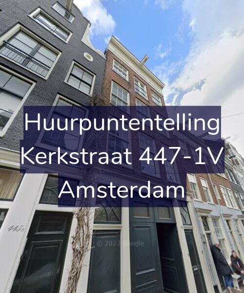 Foto gevel Huurpuntentelling voor Kerkstraat 447-1V, Amsterdam