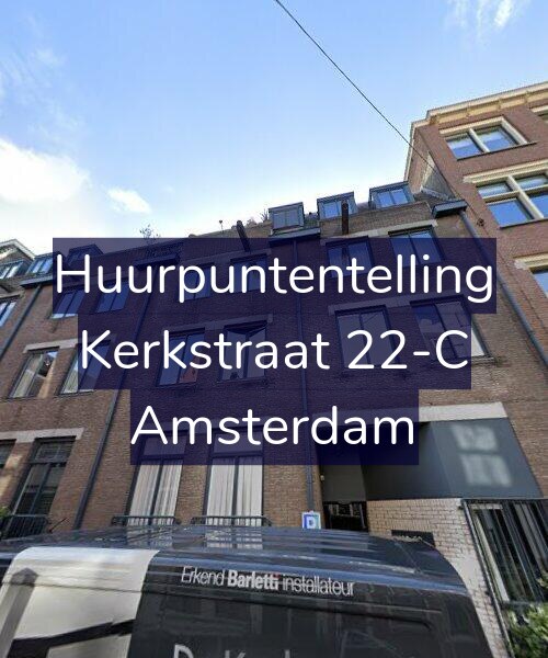 Foto gevel Huurpuntentelling voor Kerkstraat 22-C, Amsterdam
