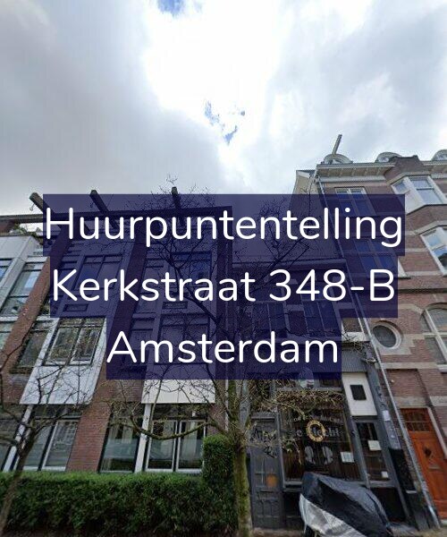 Foto gevel Huurpuntentelling voor Kerkstraat 348-B, Amsterdam