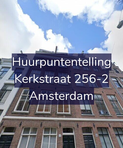 Foto gevel Huurpuntentelling voor Kerkstraat 256-2, Amsterdam