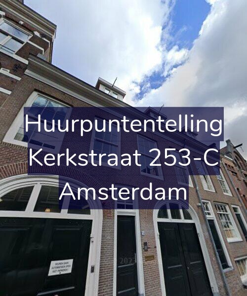 Foto gevel Huurpuntentelling voor Kerkstraat 253-C, Amsterdam