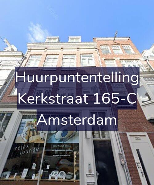 Foto gevel Huurpuntentelling voor Kerkstraat 165-C, Amsterdam