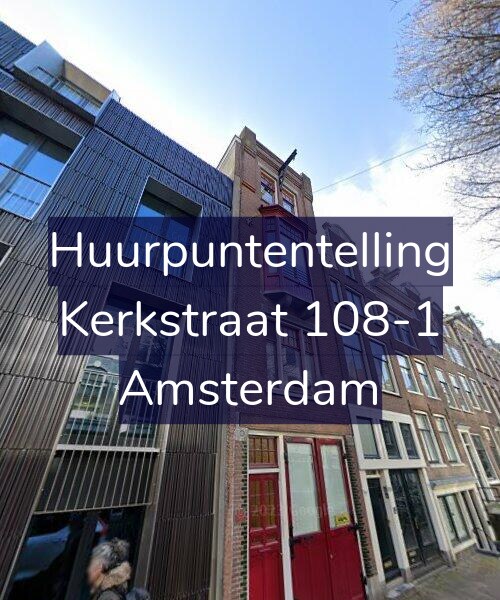 Foto gevel Huurpuntentelling voor Kerkstraat 108-1, Amsterdam