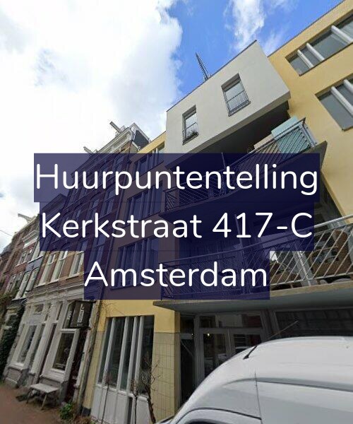 Foto gevel Huurpuntentelling voor Kerkstraat 417-C, Amsterdam