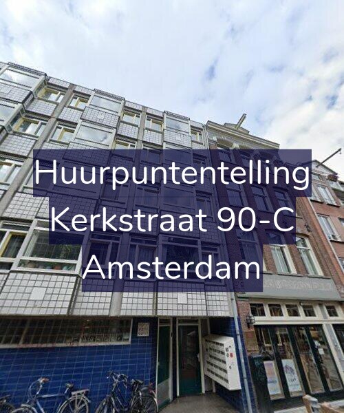 Foto gevel Huurpuntentelling voor Kerkstraat 90-C, Amsterdam