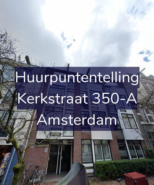 Foto gevel Huurpuntentelling voor Kerkstraat 350-A, Amsterdam