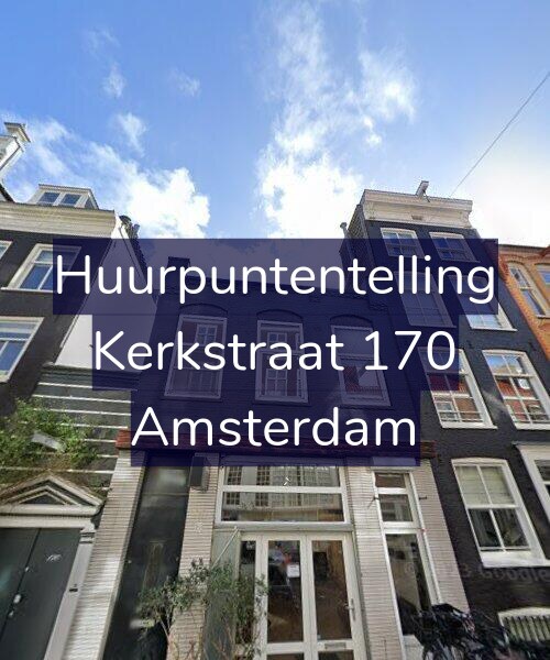 Foto gevel Huurpuntentelling voor Kerkstraat 170, Amsterdam