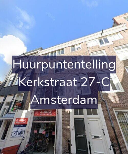 Foto gevel Huurpuntentelling voor Kerkstraat 27-C, Amsterdam