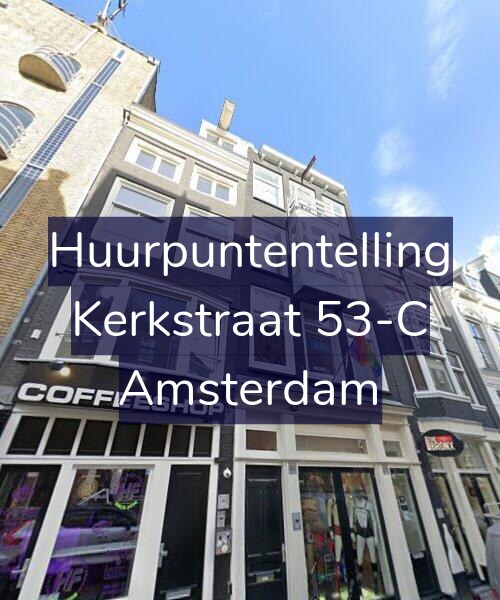 Foto gevel Huurpuntentelling voor Kerkstraat 53-C, Amsterdam