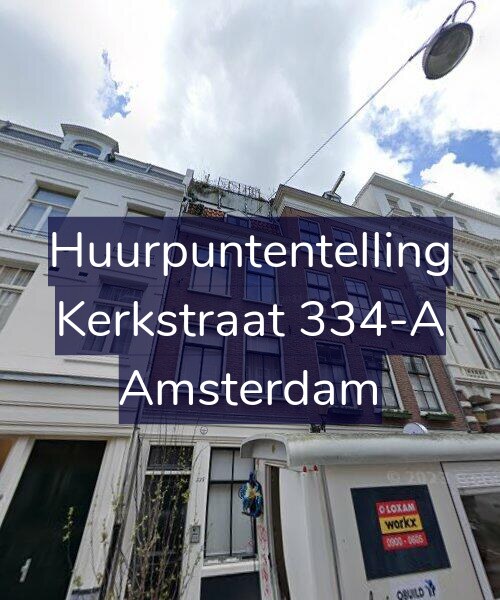 Foto gevel Huurpuntentelling voor Kerkstraat 334-A, Amsterdam
