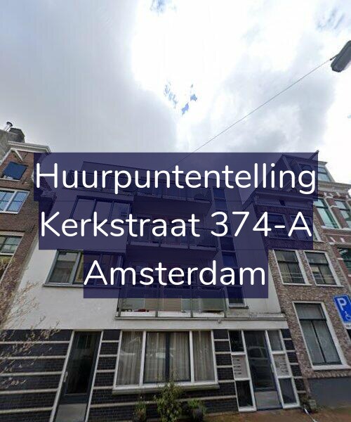 Foto gevel Huurpuntentelling voor Kerkstraat 374-A, Amsterdam