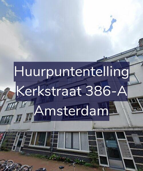 Foto gevel Huurpuntentelling voor Kerkstraat 386-A, Amsterdam