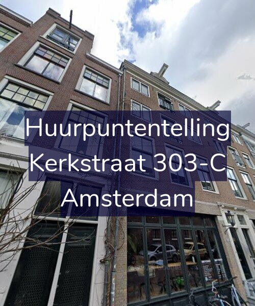Foto gevel Huurpuntentelling voor Kerkstraat 303-C, Amsterdam