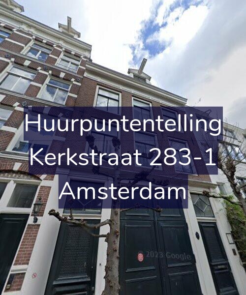 Foto gevel Huurpuntentelling voor Kerkstraat 283-1, Amsterdam