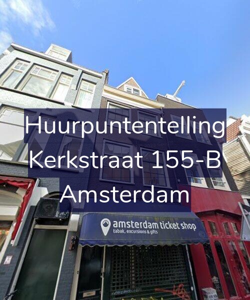 Foto gevel Huurpuntentelling voor Kerkstraat 155-B, Amsterdam