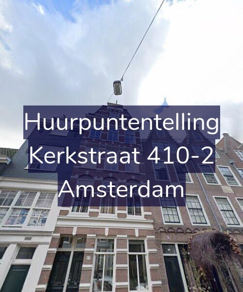 Foto gevel Huurpuntentelling voor Kerkstraat 410-2, Amsterdam