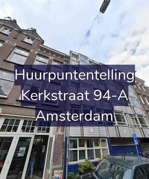 Foto gevel Huurpuntentelling voor Kerkstraat 94-A, Amsterdam