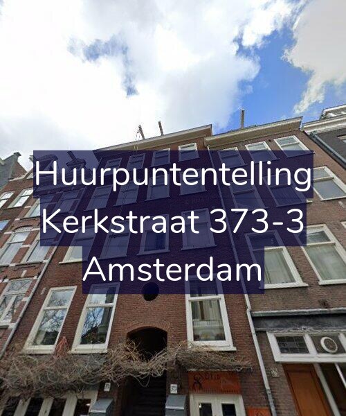 Foto gevel Huurpuntentelling voor Kerkstraat 373-3, Amsterdam