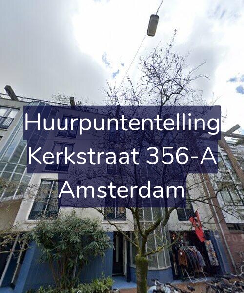 Foto gevel Huurpuntentelling voor Kerkstraat 356-A, Amsterdam