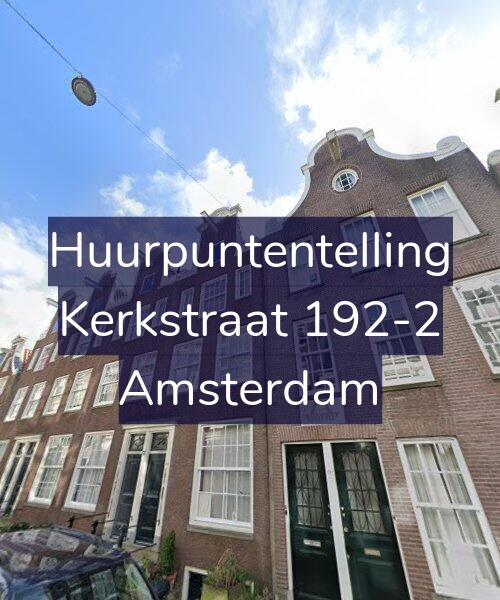Foto gevel Huurpuntentelling voor Kerkstraat 192-2, Amsterdam