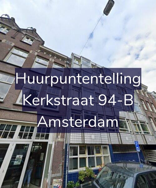 Foto gevel Huurpuntentelling voor Kerkstraat 94-B, Amsterdam