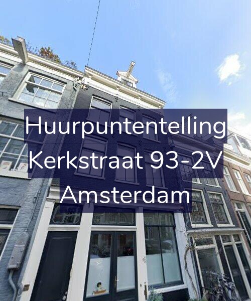 Foto gevel Huurpuntentelling voor Kerkstraat 93-2V, Amsterdam