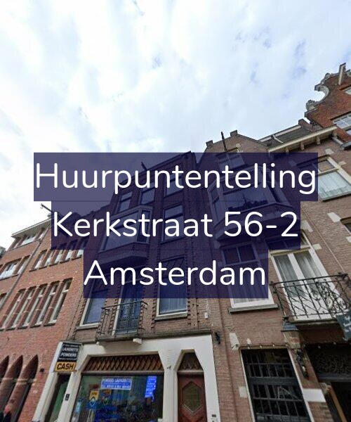 Foto gevel Huurpuntentelling voor Kerkstraat 56-2, Amsterdam