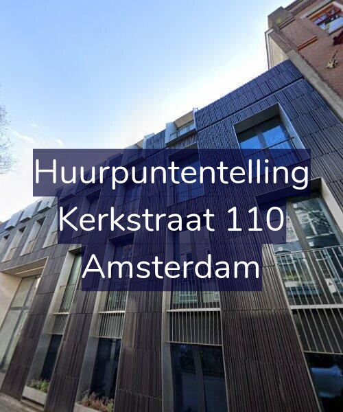 Foto gevel Huurpuntentelling voor Kerkstraat 110, Amsterdam