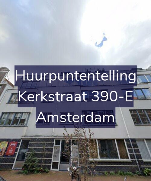 Foto gevel Huurpuntentelling voor Kerkstraat 390-E, Amsterdam