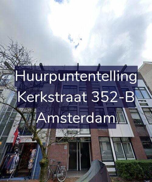 Foto gevel Huurpuntentelling voor Kerkstraat 352-B, Amsterdam
