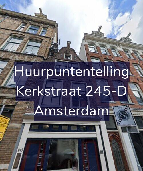 Foto gevel Huurpuntentelling voor Kerkstraat 245-D, Amsterdam