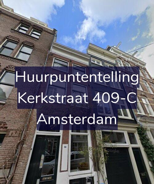 Foto gevel Huurpuntentelling voor Kerkstraat 409-C, Amsterdam