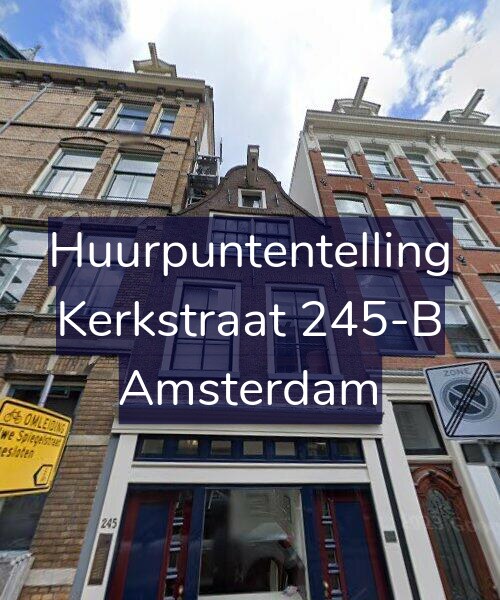 Foto gevel Huurpuntentelling voor Kerkstraat 245-B, Amsterdam