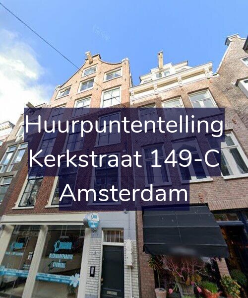 Foto gevel Huurpuntentelling voor Kerkstraat 149-C, Amsterdam