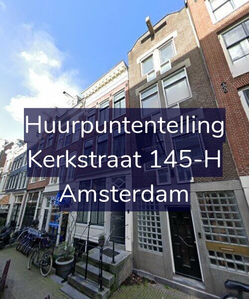 Foto gevel Huurpuntentelling voor Kerkstraat 145-H, Amsterdam