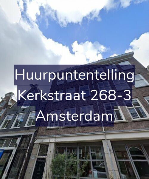 Foto gevel Huurpuntentelling voor Kerkstraat 268-3, Amsterdam