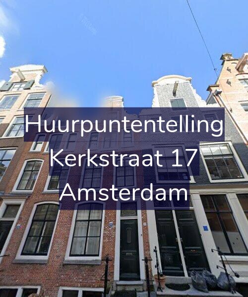 Foto gevel Huurpuntentelling voor Kerkstraat 17, Amsterdam
