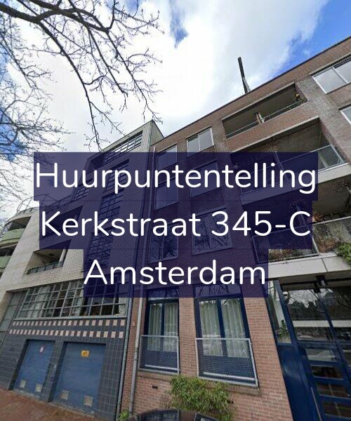 Foto gevel Huurpuntentelling voor Kerkstraat 345-C, Amsterdam