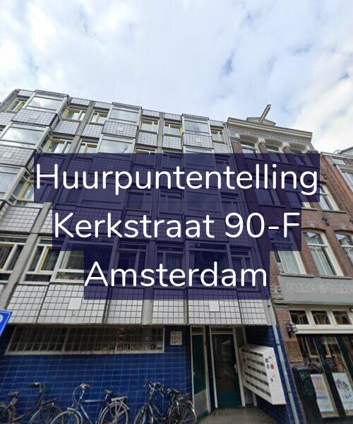 Foto gevel Huurpuntentelling voor Kerkstraat 90-F, Amsterdam