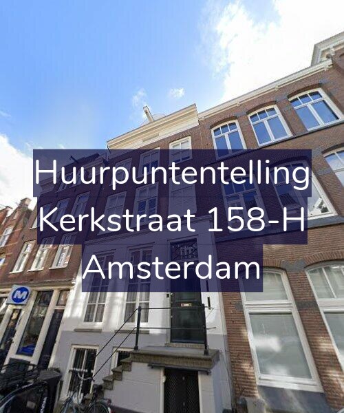 Foto gevel Huurpuntentelling voor Kerkstraat 158-H, Amsterdam