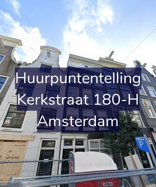Foto gevel Huurpuntentelling voor Kerkstraat 180-H, Amsterdam