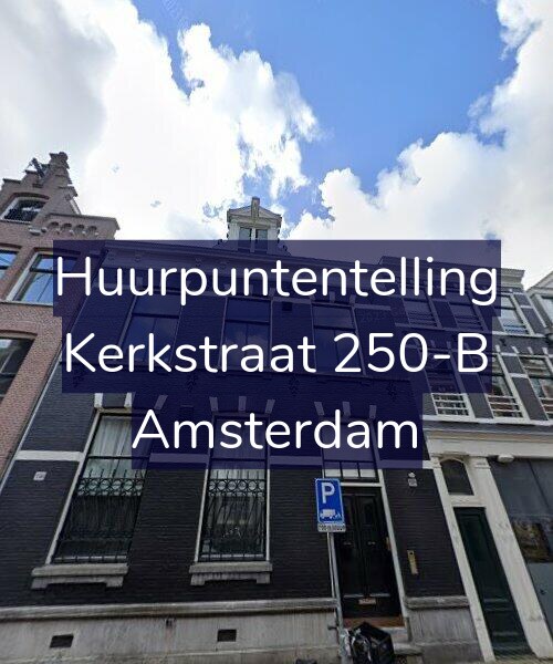 Foto gevel Huurpuntentelling voor Kerkstraat 250-B, Amsterdam