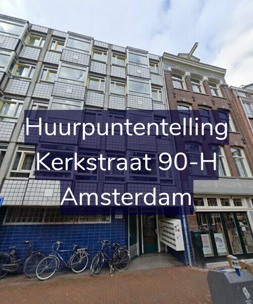 Foto gevel Huurpuntentelling voor Kerkstraat 90-H, Amsterdam