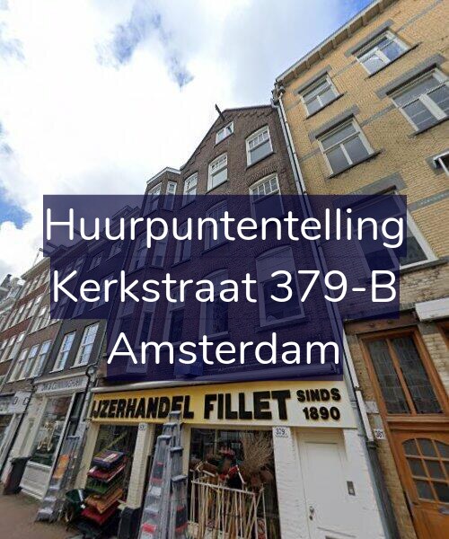Foto gevel Huurpuntentelling voor Kerkstraat 379-B, Amsterdam