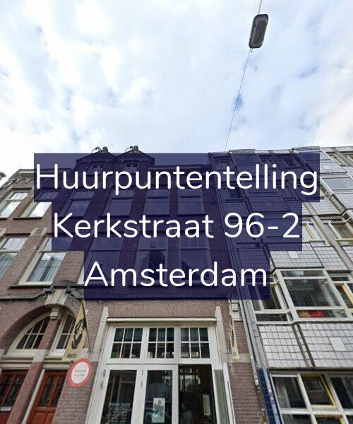 Foto gevel Huurpuntentelling voor Kerkstraat 96-2, Amsterdam