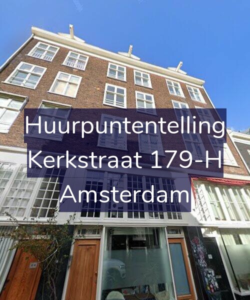Foto gevel Huurpuntentelling voor Kerkstraat 179-H, Amsterdam